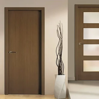 Solid timber door Malaysia with hardboard and plywood flush door design for modern interiors